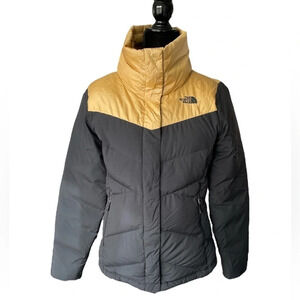 The North Face Kailash Jacket Black Gold 650 Down Filled Women S